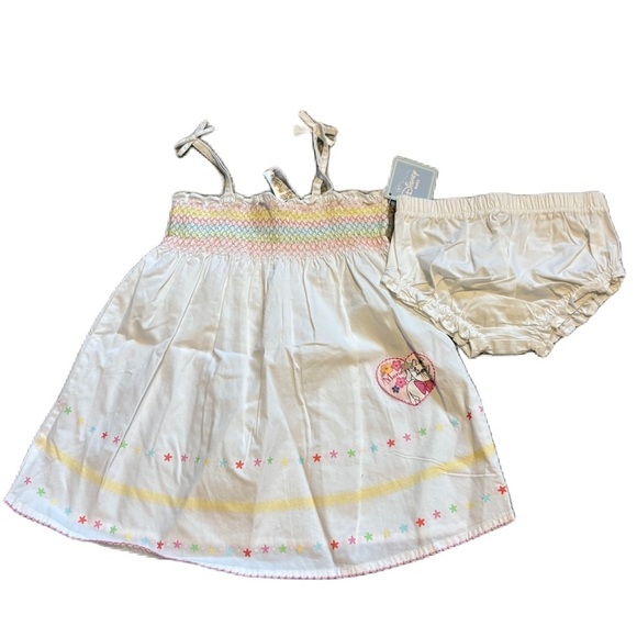 Disney Marie Cat White Dress and Bloomers Set for Kids NEW 18 mos Vintage 90s - Picture 1 of 9